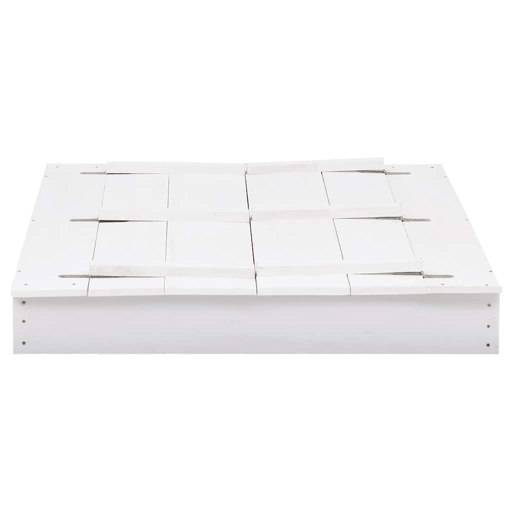 Sandkasse Gran Hvit 95X90X15 Cm