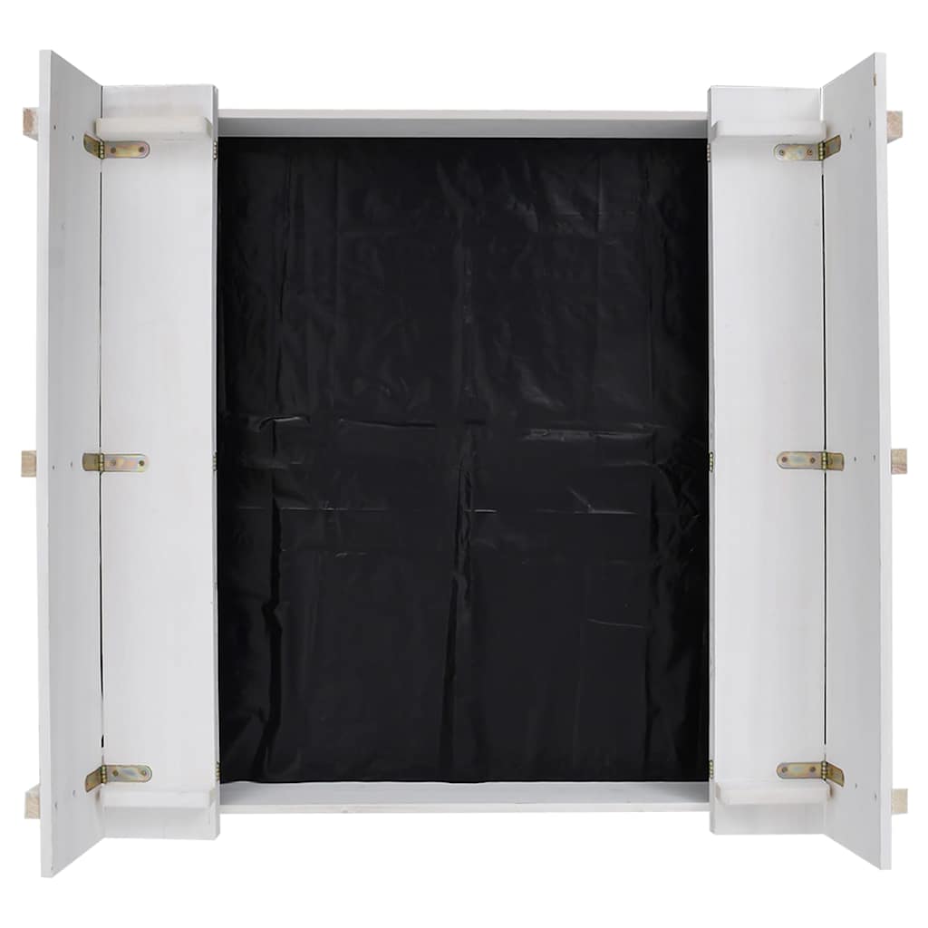 Sandkasse Gran Hvit 95X90X15 Cm