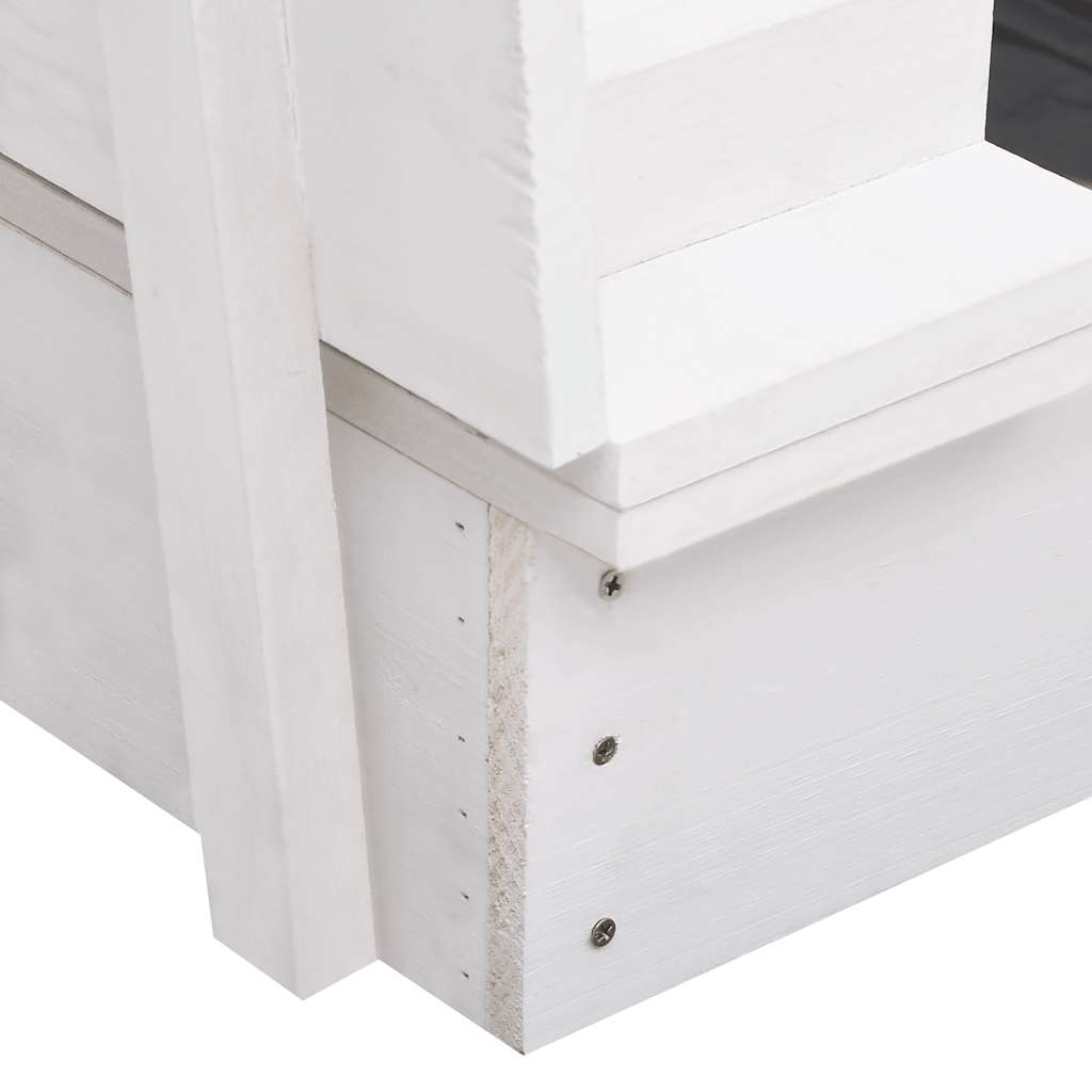 Sandkasse Gran Hvit 95X90X15 Cm