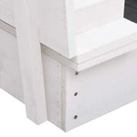 Sandkasse Gran Hvit 95X90X15 Cm