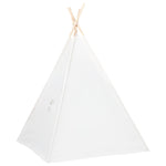 Tipi-Telt For Barn Med Pose Ferskenhud Hvit 120X120X150 Cm