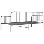Ramme Til Sovesofa Grå Metall 90X200 Cm