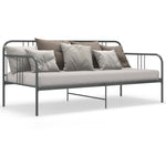 Ramme Til Sovesofa Grå Metall 90X200 Cm