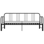 Uttrekkbar Ramme Til Sovesofa Svart Metall 90X200 Cm