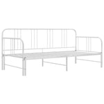Uttrekkbar Ramme Til Sovesofa Hvit Metall 90X200 Cm