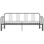 Uttrekkbar Ramme Til Sovesofa Grå Metall 90X200 Cm