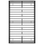 Sengeramme Svart Metall 120X200 Cm