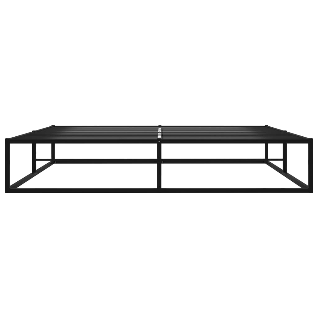 Sengeramme Svart Metall 140X200 Cm