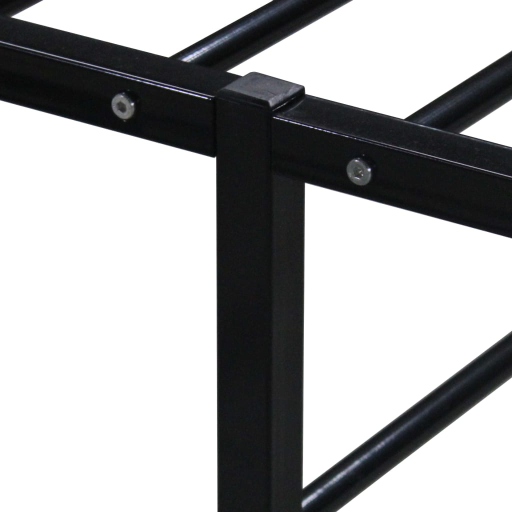 Sengeramme Svart Metall 140X200 Cm