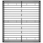 Sengeramme Svart Metall 140X200 Cm