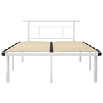 Sengeramme Hvit Metall 120X200 Cm