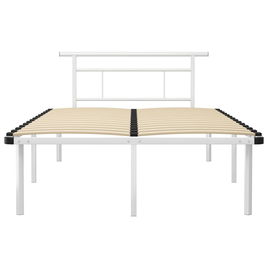 Sengeramme Hvit Metall 120X200 Cm