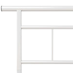 Sengeramme Hvit Metall 120X200 Cm