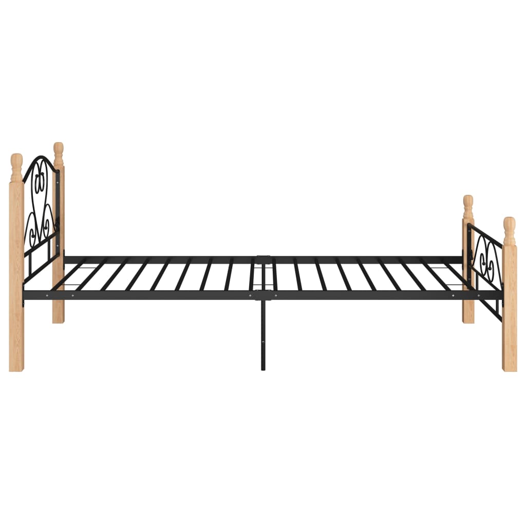 Sengeramme Svart Metall 90X200 Cm