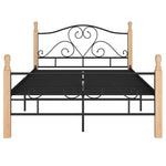 Sengeramme Svart Metall 120X200 Cm