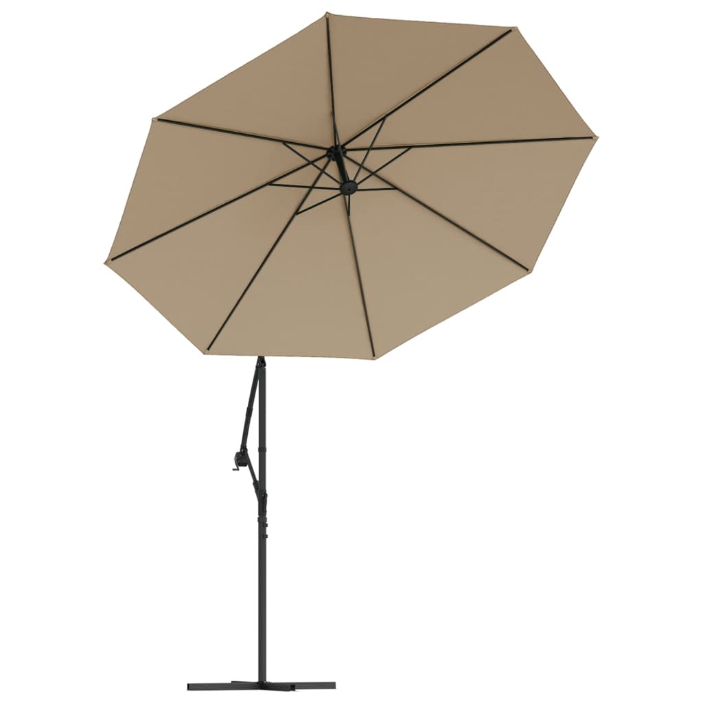 Erstatningsstoff For Hengeparasoll Gråbrun 350 Cm