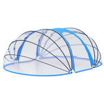 Bassengkuppel Oval 530X410X210 Cm
