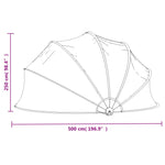 Bassengtelt 500X250 Cm