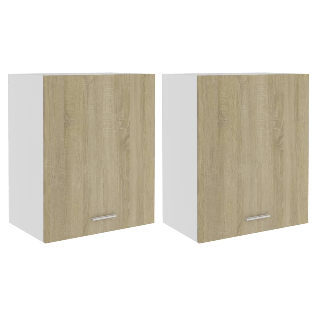 Hengende Skap &quot;Lyon&quot; 2 Stk Sonoma Eik 50X31X60 Cm