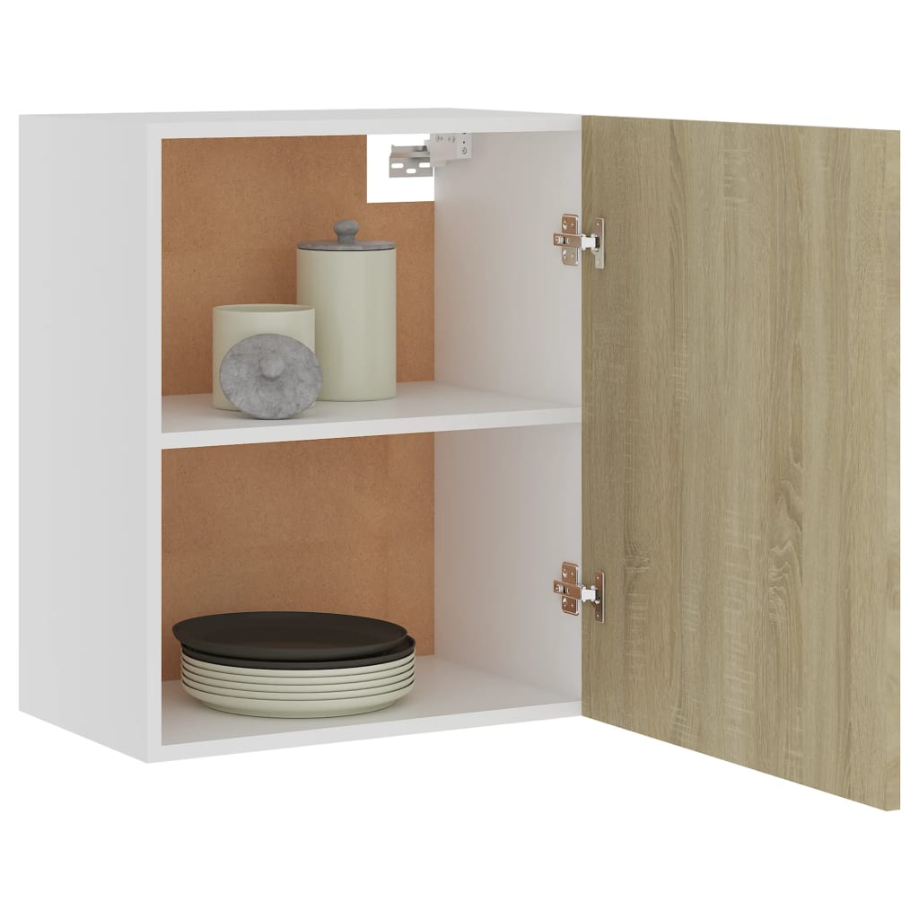 Hengende Skap &quot;Lyon&quot; 2 Stk Sonoma Eik 50X31X60 Cm