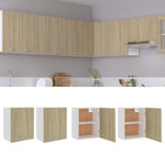 Hengende Skap &quot;Lyon&quot; 2 Stk Sonoma Eik 50X31X60 Cm