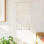 Makramé Vegghenger 40X80 Cm Bomull