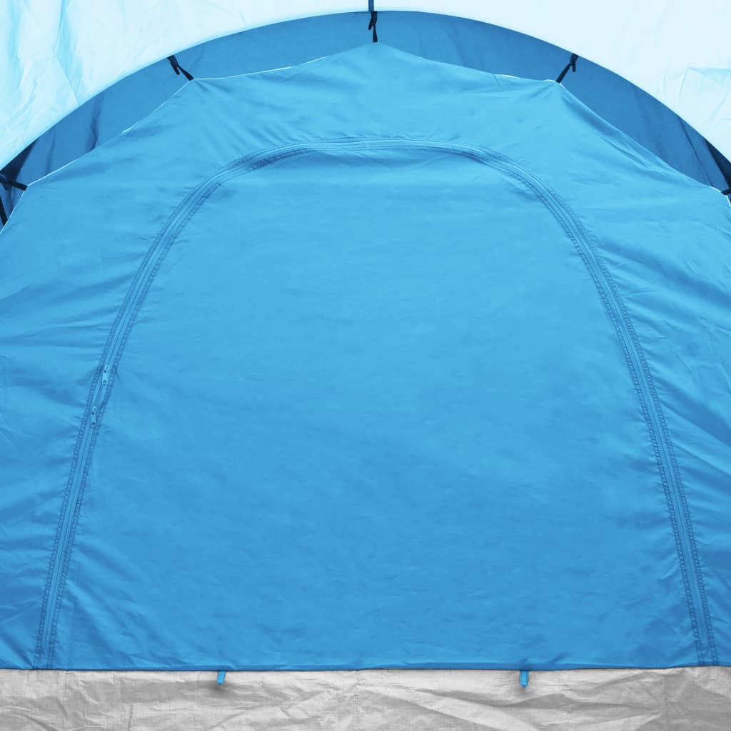 Campingtelt 6 Personer Blå Og Lyseblå