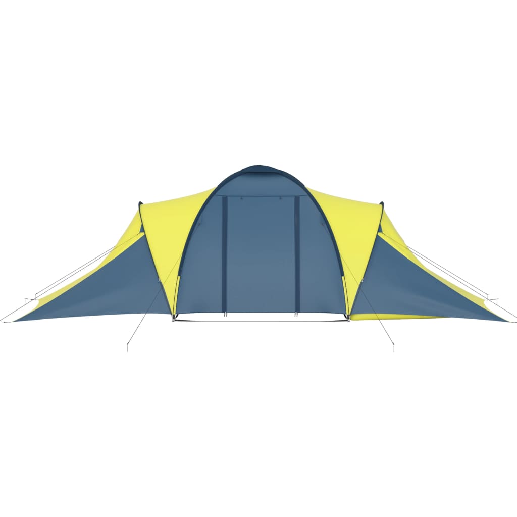 Campingtelt 6 Personer Blå Og Gul