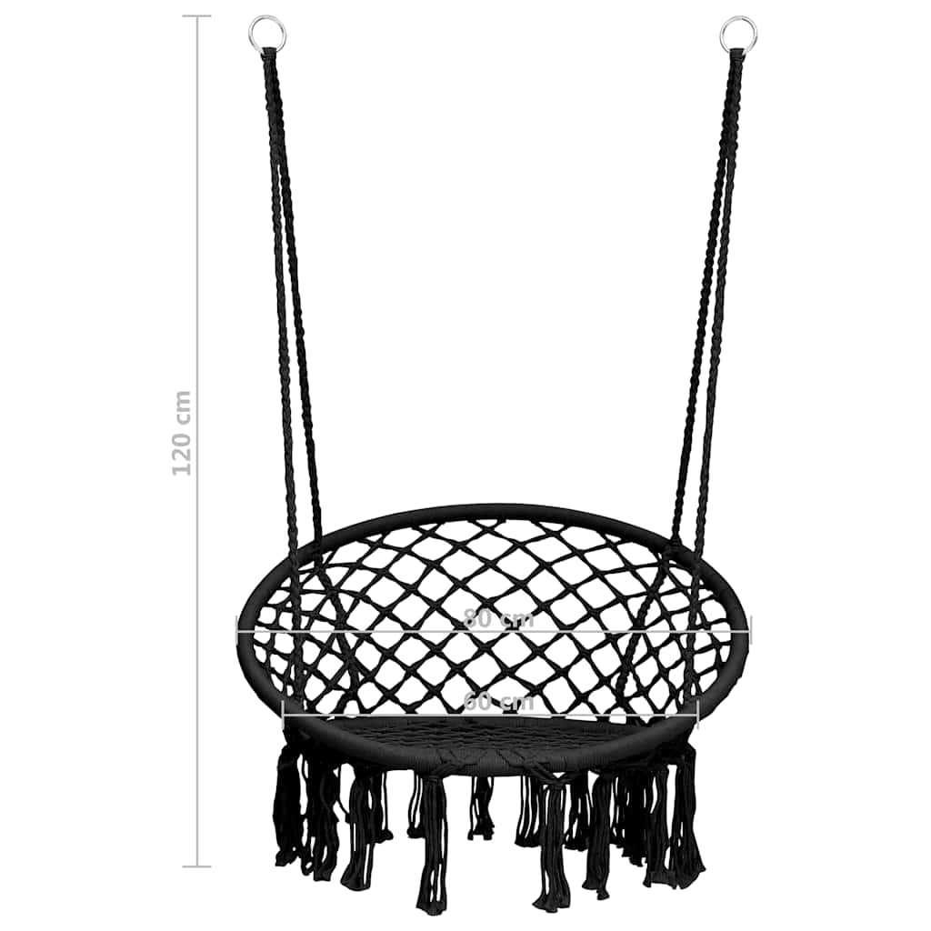 Huskestol 80 Cm Antrasitt