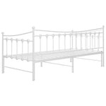 Uttrekkbar Ramme Til Sovesofa Hvit Metall 90X200 Cm
