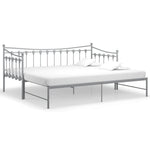 Uttrekkbar Ramme Til Sovesofa Grå Metall 90X200 Cm