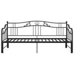 Uttrekkbar Ramme Til Sovesofa Svart Metall 90X200 Cm