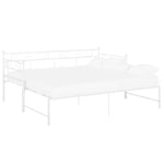Uttrekkbar Ramme Til Sovesofa Hvit Metall 90X200 Cm