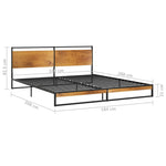 Sengeramme Metall 180X200 Cm