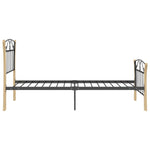 Sengeramme Svart Metall 90X200 Cm