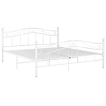 Sengeramme Hvit Metall 140X200 Cm