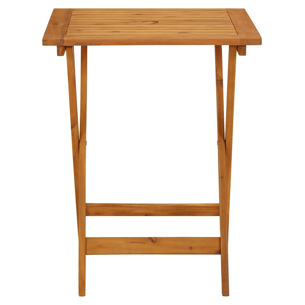 Sammenleggbart Hagebord 60X60X75 Cm Heltre Akasie