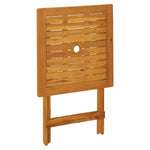 Sammenleggbart Hagebord 60X60X75 Cm Heltre Akasie