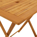 Sammenleggbart Hagebord 60X60X75 Cm Heltre Akasie