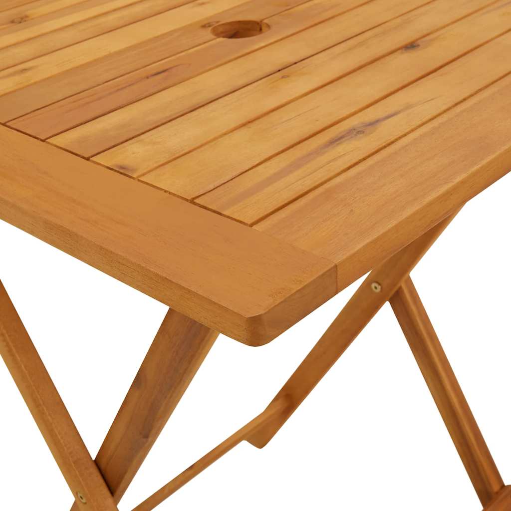Sammenleggbart Hagebord 60X60X75 Cm Heltre Akasie