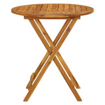 Sammenleggbart Hagebord 70 Cm Heltre Akasie