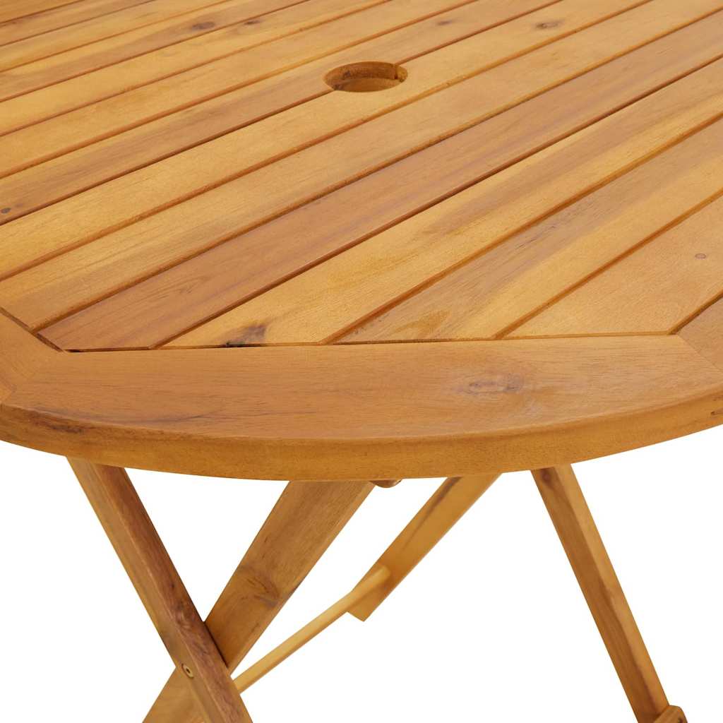 Sammenleggbart Hagebord 70 Cm Heltre Akasie