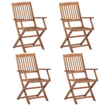 Klappstoler 4 Stk Heltre Akasie