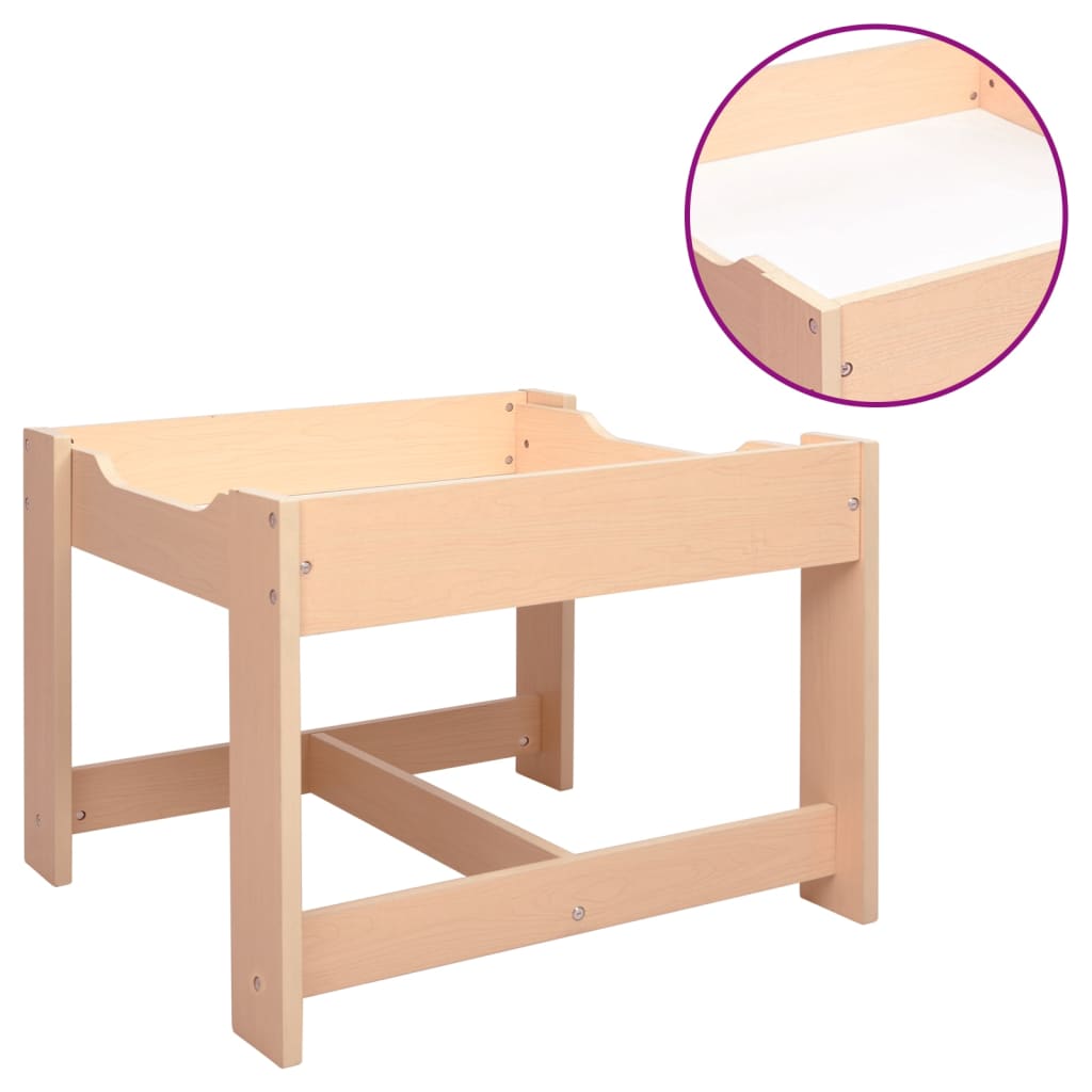 Barnebord Med 2 Stoler Mdf