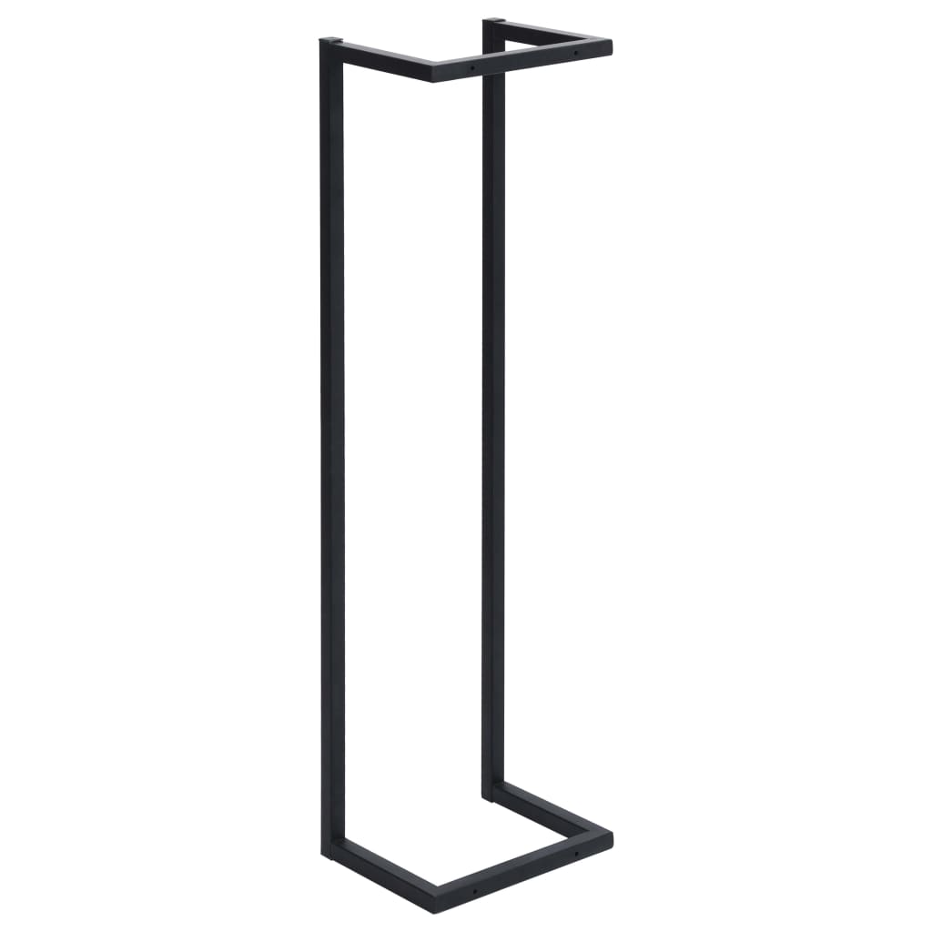Håndklestativ Svart 25X20X95 Cm Jern