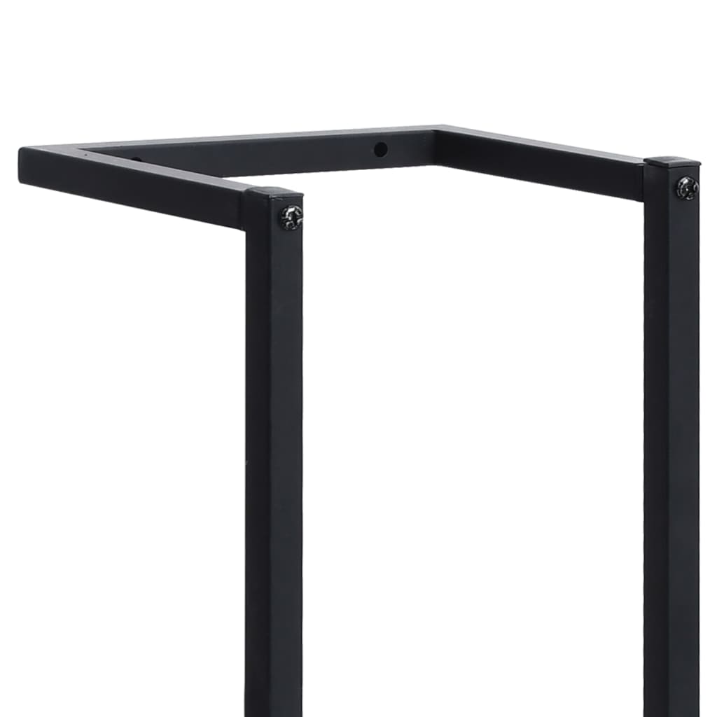 Håndklestativ Svart 25X20X95 Cm Jern