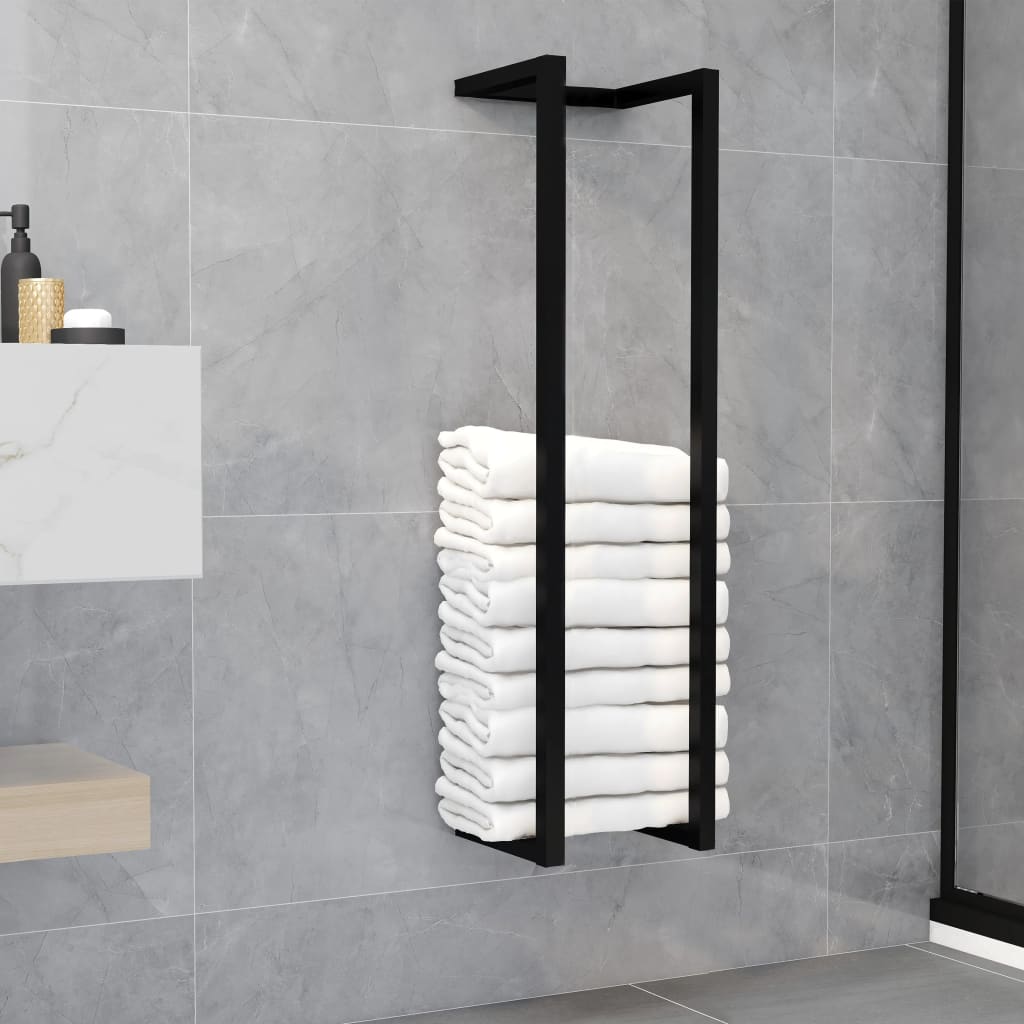 Håndklestativ Svart 25X20X95 Cm Jern