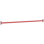Svingstang 125 Cm Stål Rød