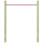 Svingstang 125 Cm Stål Rød
