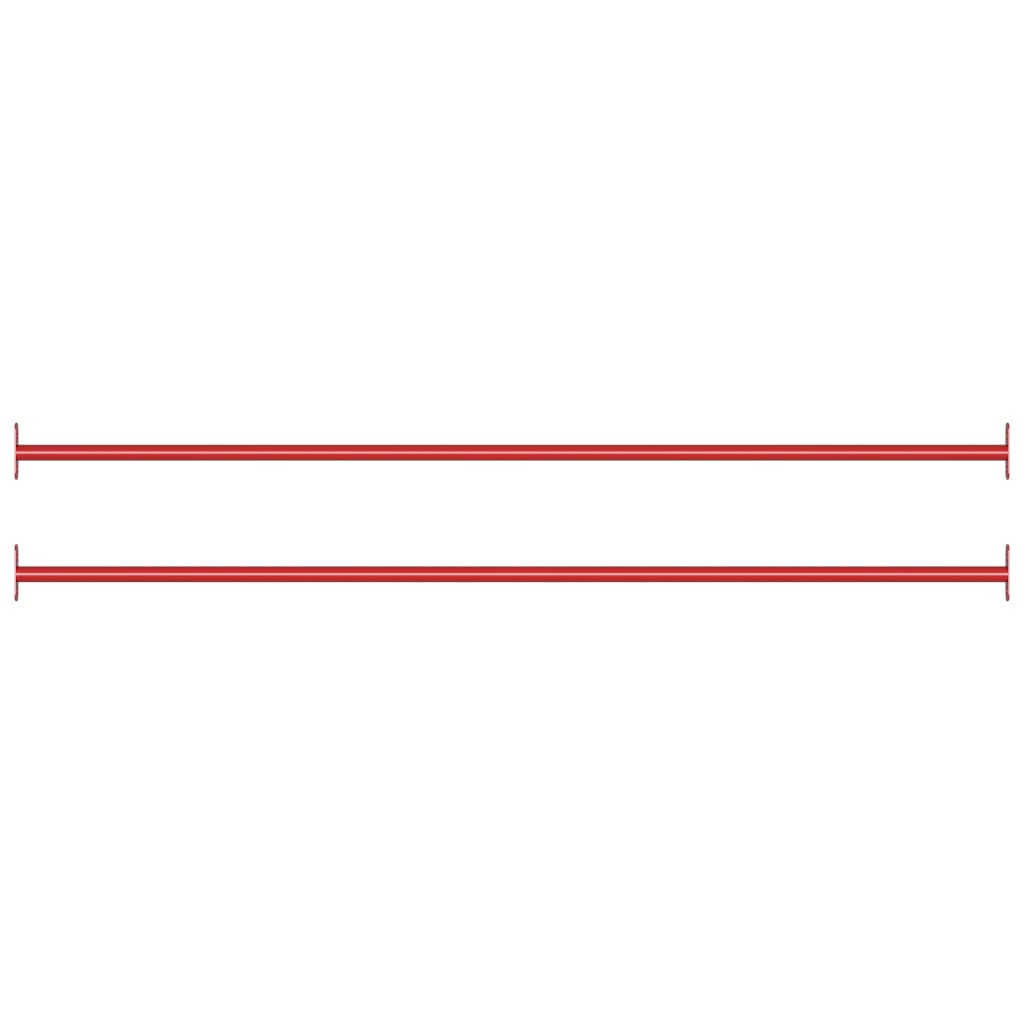 Svingstenger 2 Stk 125 Cm Stål Rød